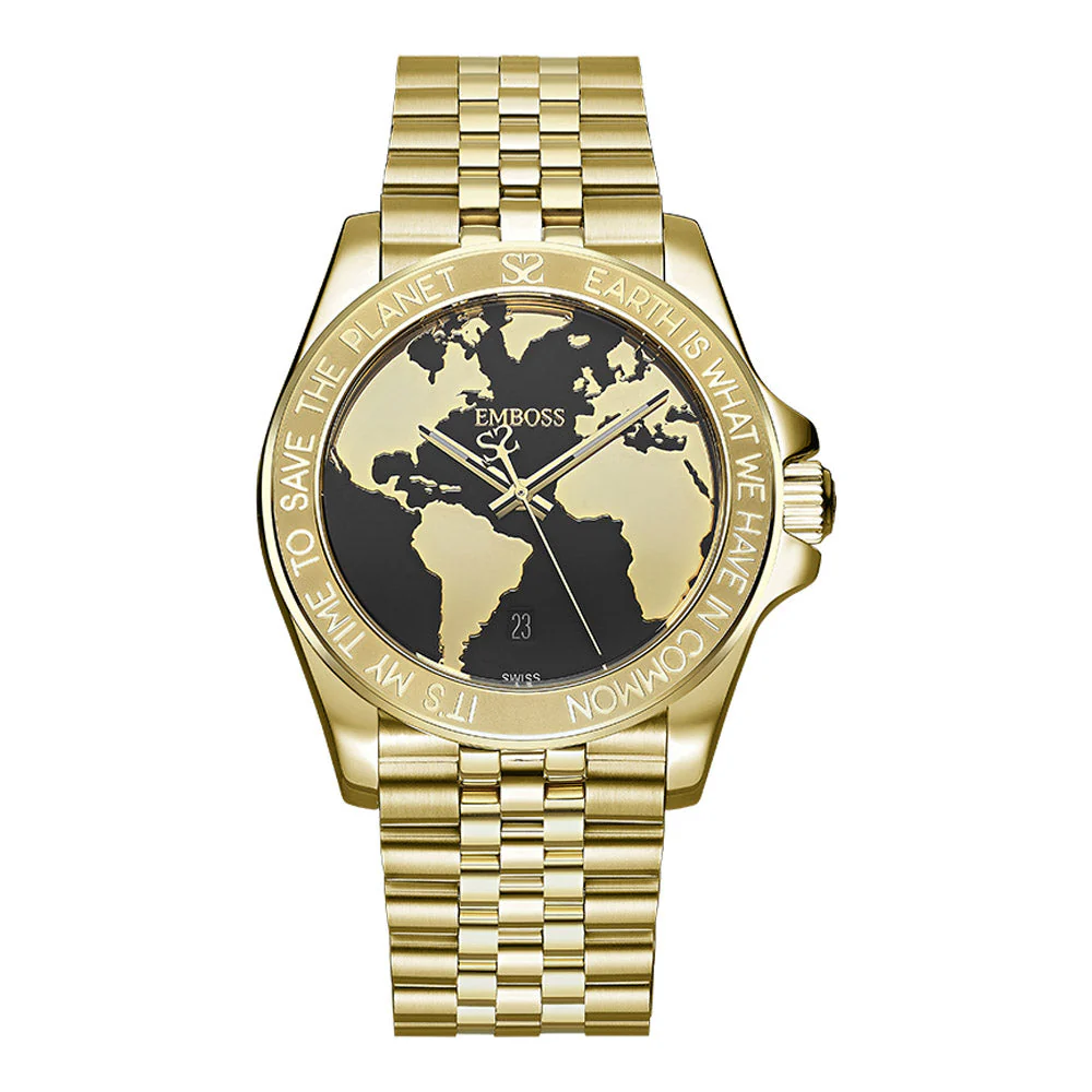 שעון יד לגבר EMSPMAYGBMY000 EMBOSS Save The Planet