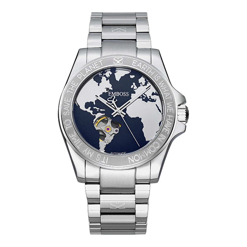 שעון יד לגבר EMBOSS Save The Planet EMSPMUSSNMS000