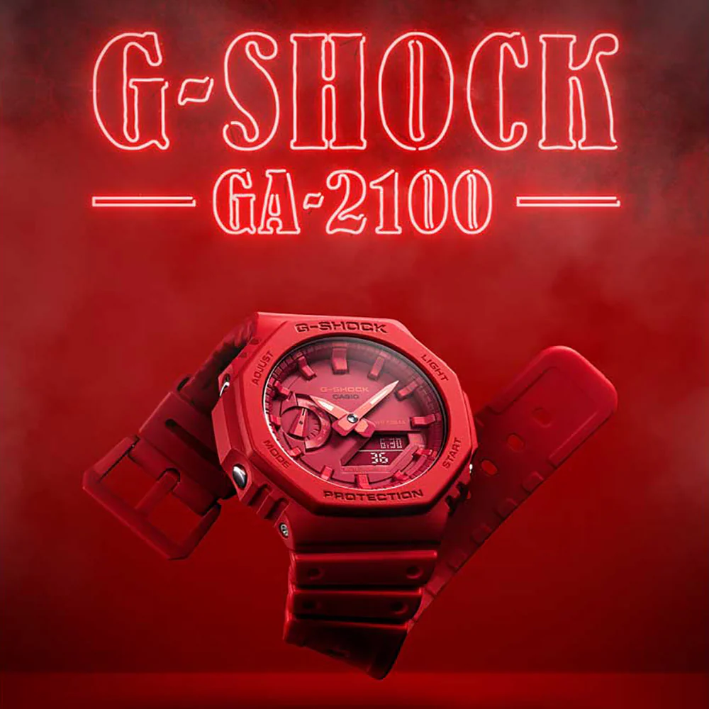 שעון יד ג'י שוק GA2100-4A קרבון - Image 4