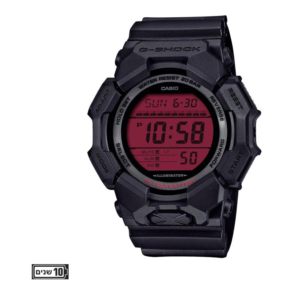 שעון יד ג'י-שוק קארבון GD-010BBR-1DR