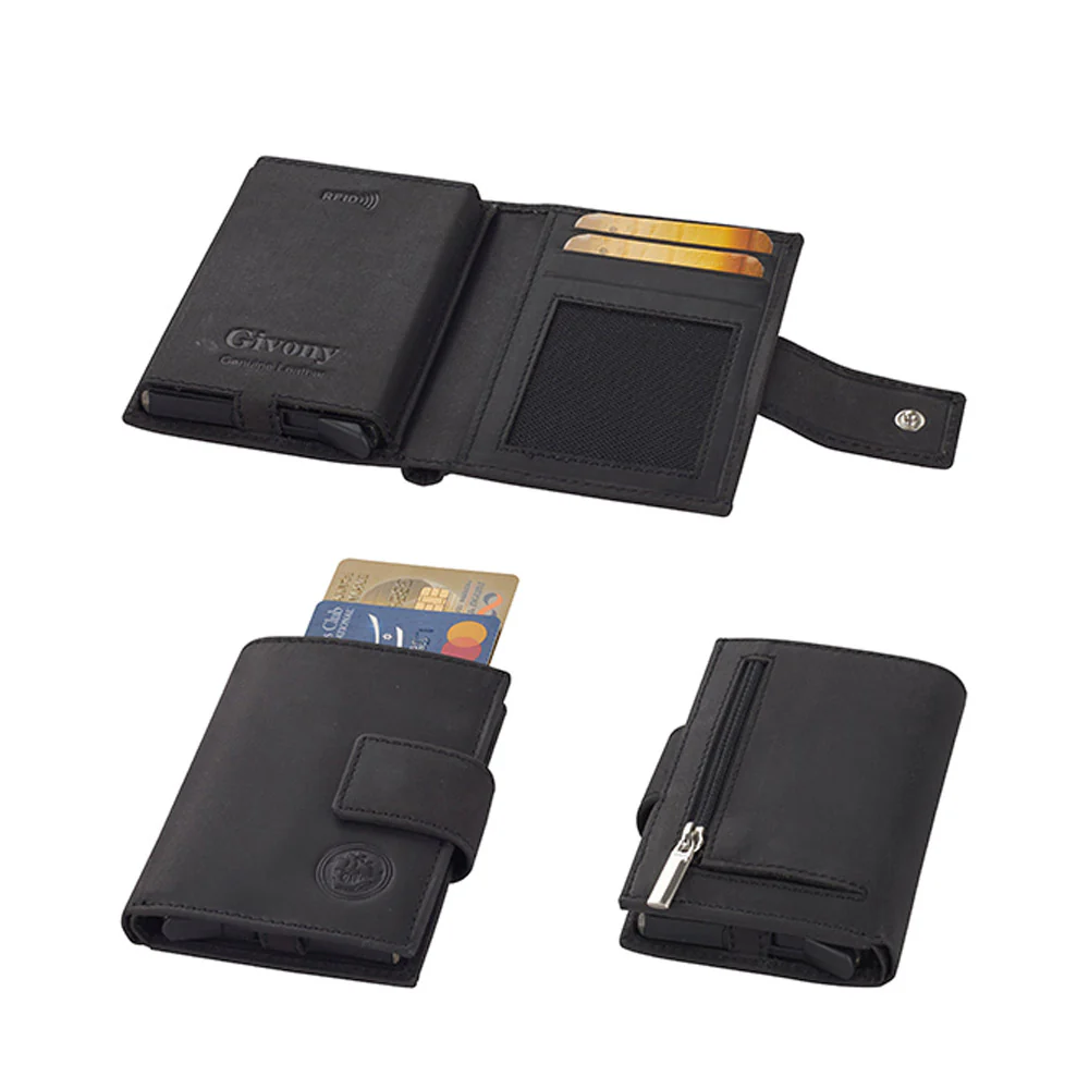 ארנק RFID כאמל שחור
