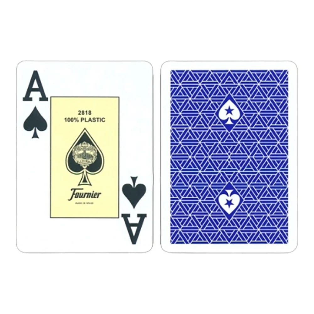 קלפים EPT לפוקר 100% פלסטיק כחול - Image 3