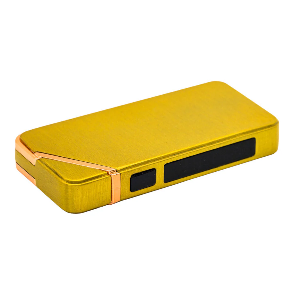 מצית זרמים USB בצבע זהב קלאסי