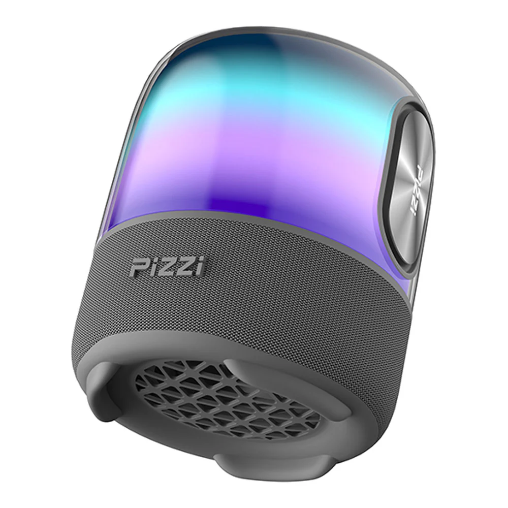 רמקול PiZZi Thunder Bass עוצמתי 60W סאונד מדהים, תאורת לד מתחלפת עם מיקרופון אלחוטי - Image 3