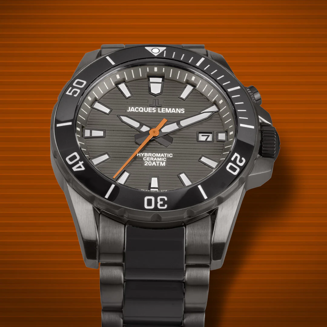 שעון יד לגבר JACQUES LEMANS HYBROMATIC LIMITED EDITION 1-2222A - Image 10