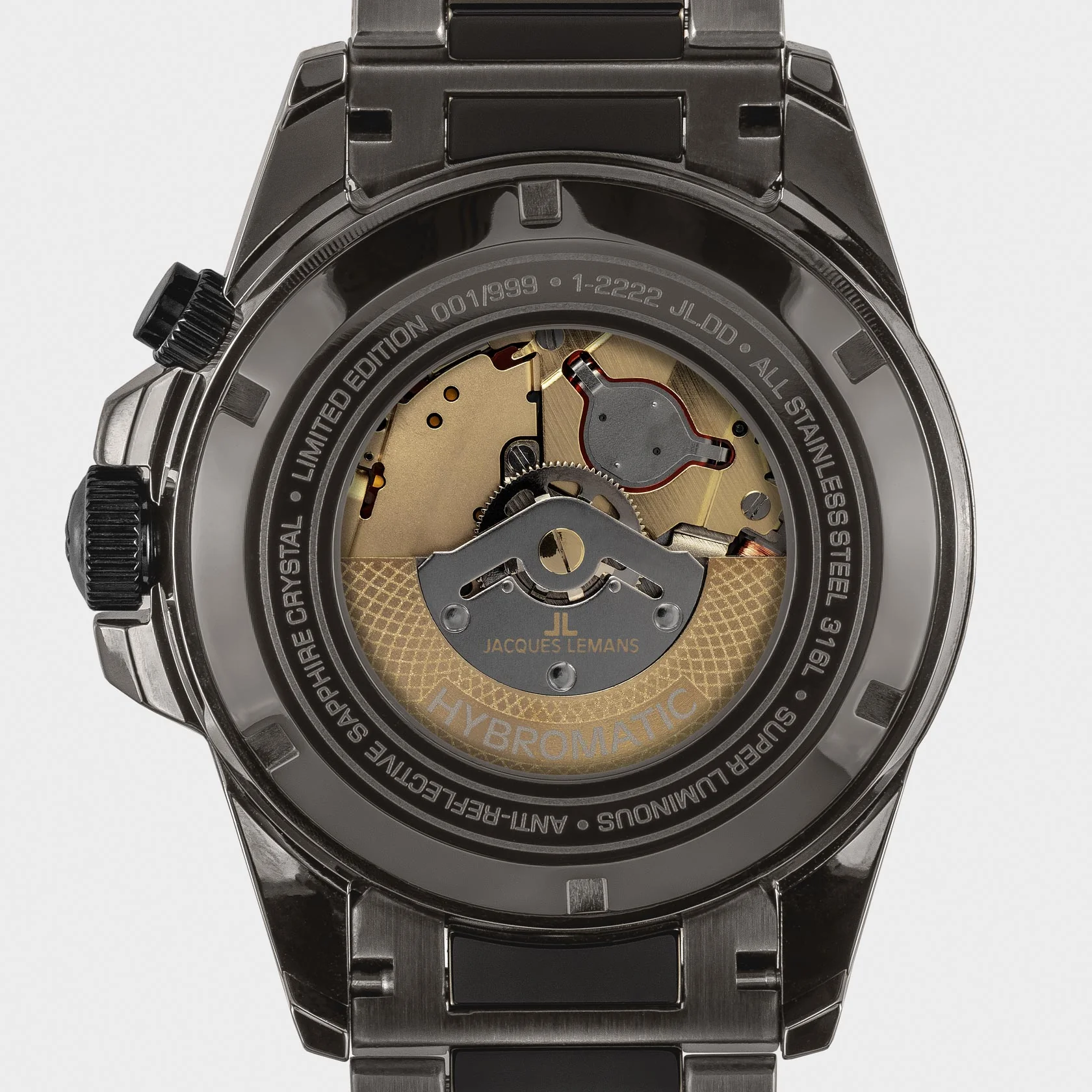 שעון יד לגבר JACQUES LEMANS HYBROMATIC LIMITED EDITION 1-2222A - Image 5