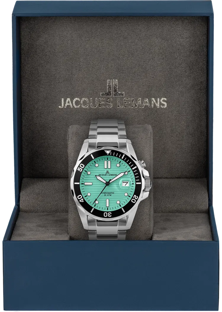 שעון יד לגבר 1-2170I Hybromatic JACQUES LEMANS - Image 2