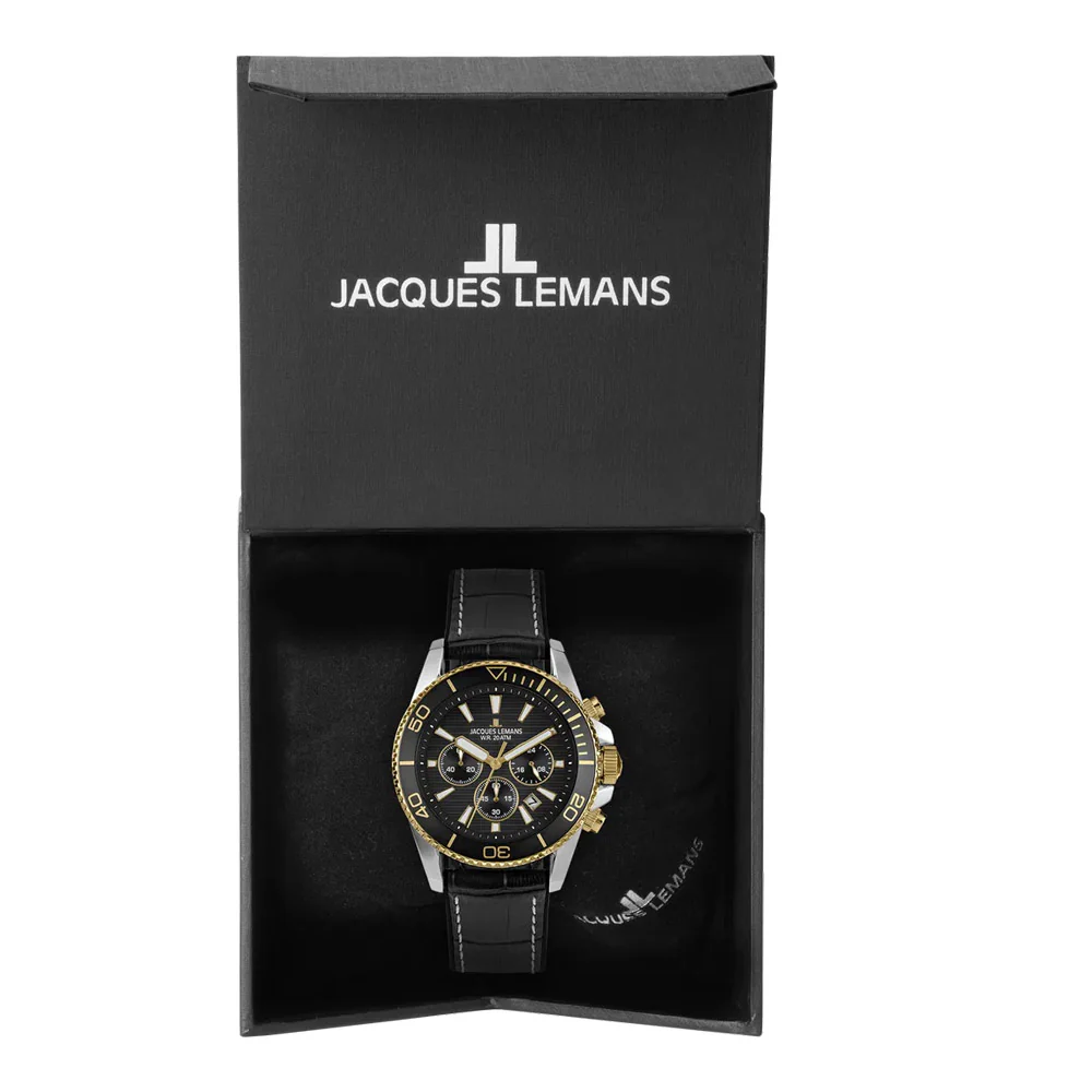 שעון יד לגבר 1-2206F Liverpool Diver JACQUES LEMANS - Image 2