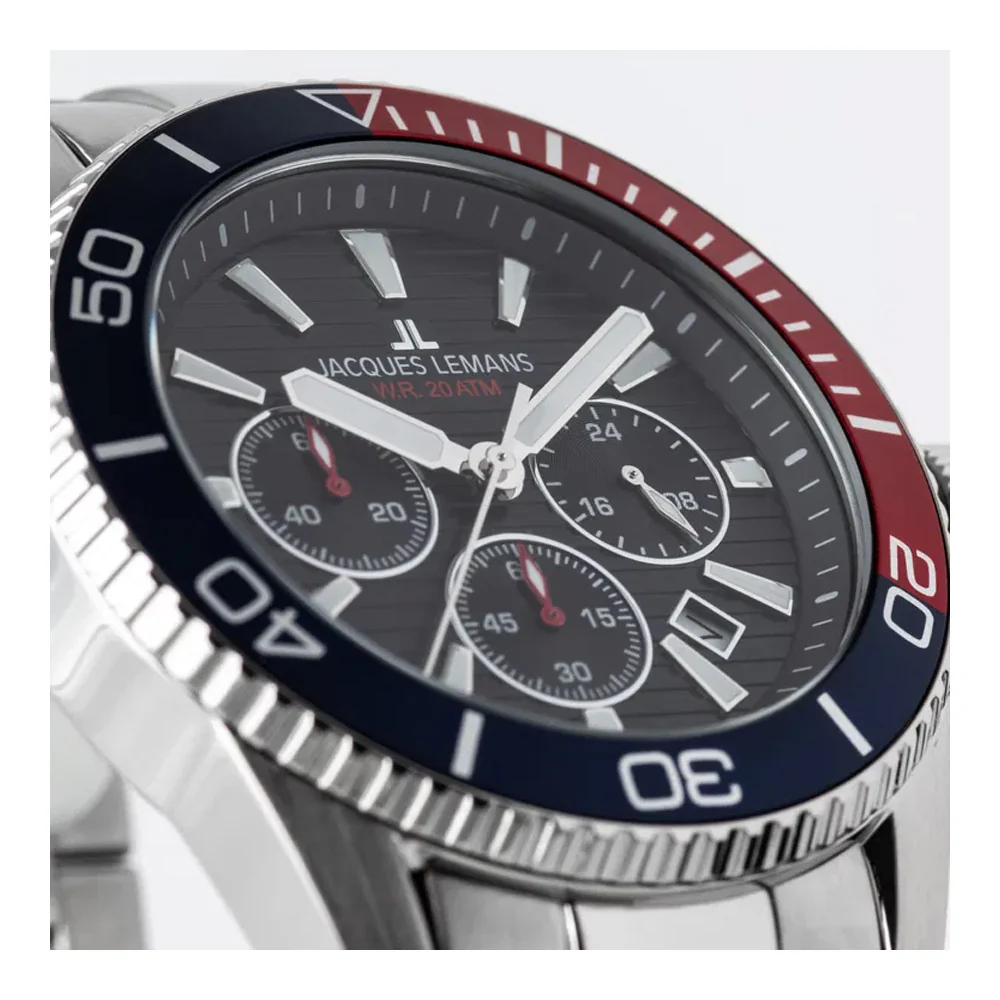 שעון יד לגבר 1-2206J Liverpool Diver JACQUES LEMANS - Image 3