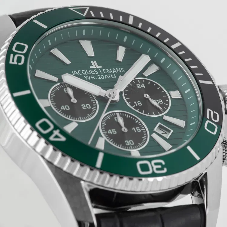 שעון יד לגבר 1-2206C Liverpool Diver JACQUES LEMANS - Image 3