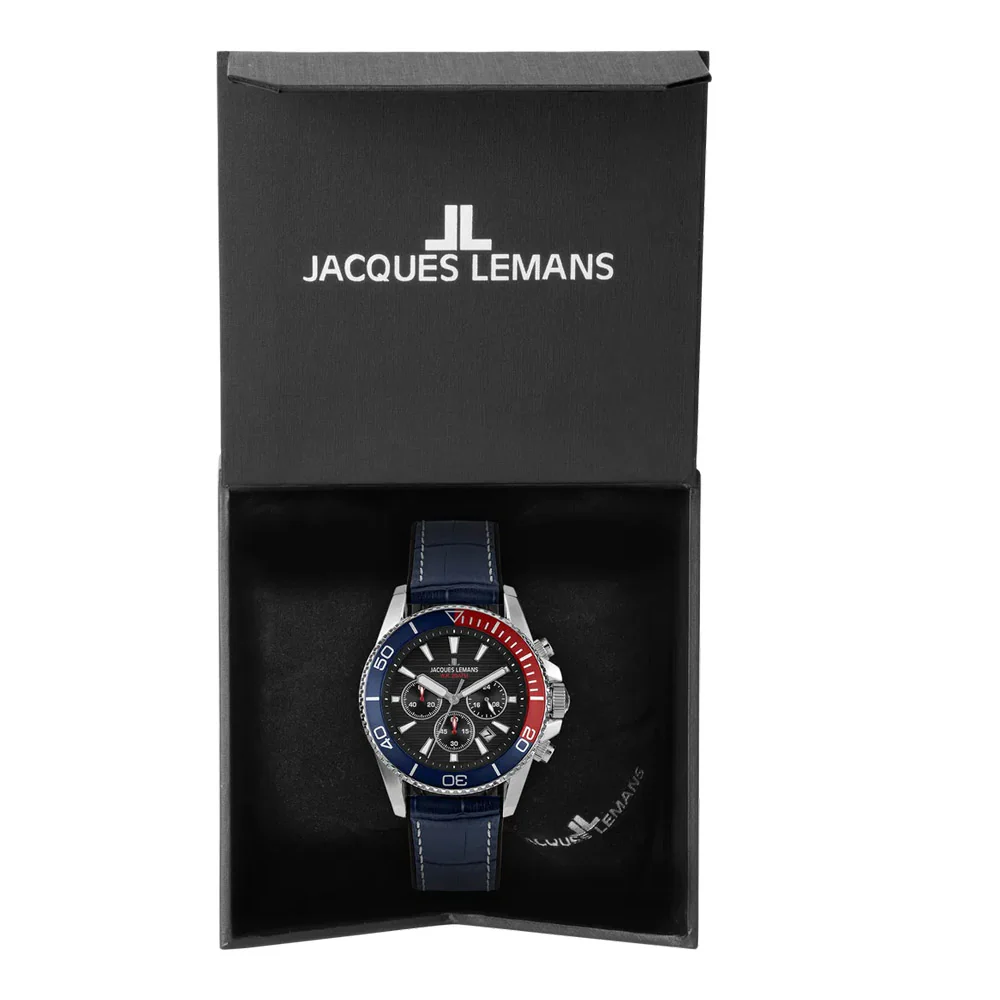 שעון יד לגבר 1-2206D Liverpool Diver JACQUES LEMANS - Image 2