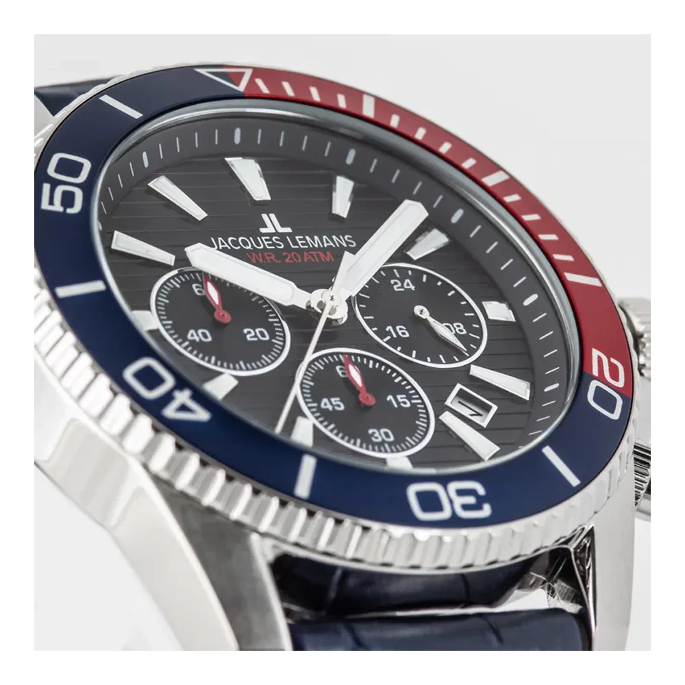 שעון יד לגבר 1-2206D Liverpool Diver JACQUES LEMANS - Image 3