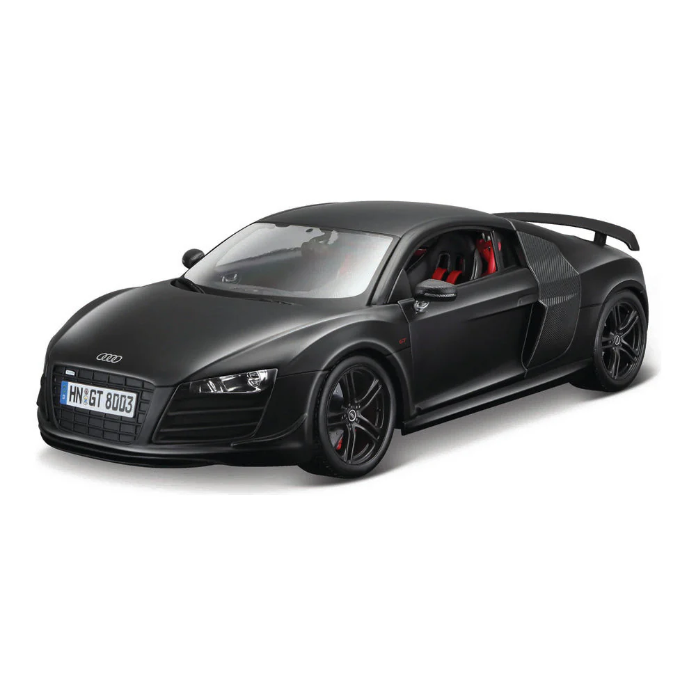מיניאטורת מכונית דגם אאודי R8 GT שחור
