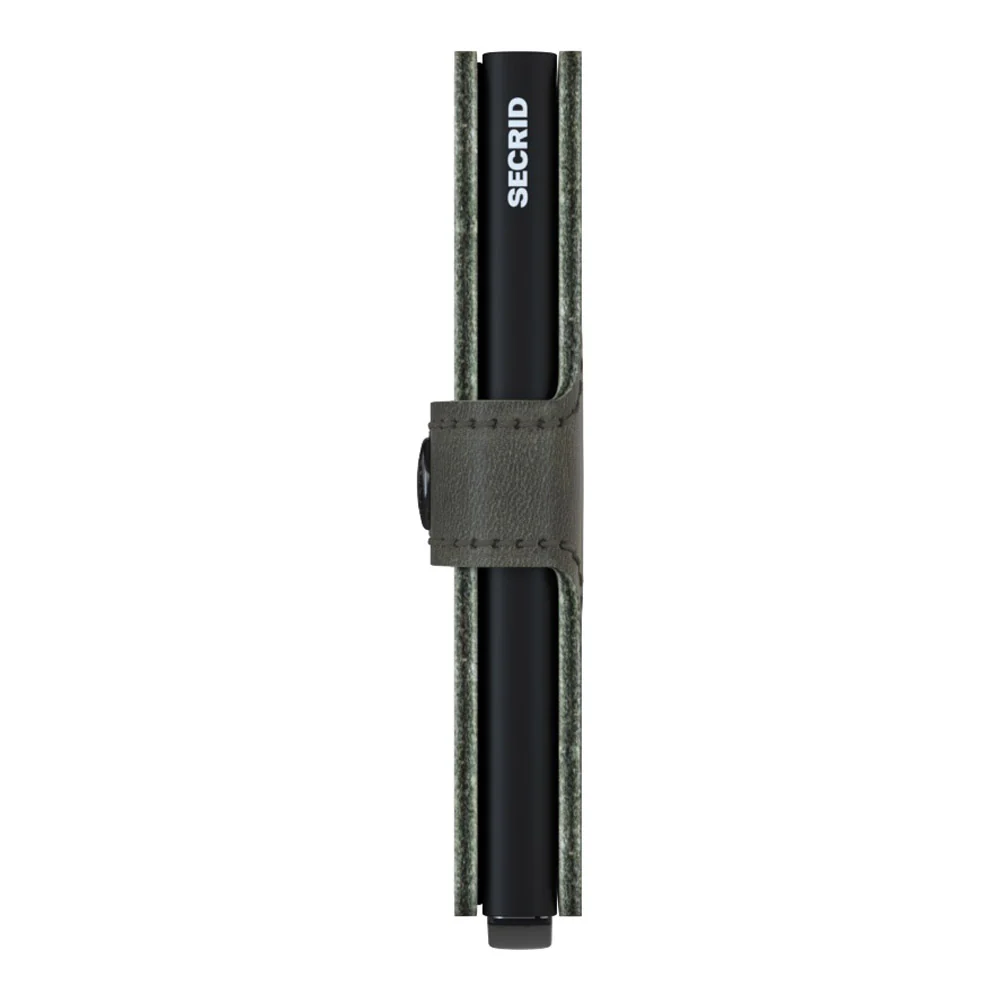ארנק כרטיסים נשלפים SECRID מעור ירוק וינטג - Image 3