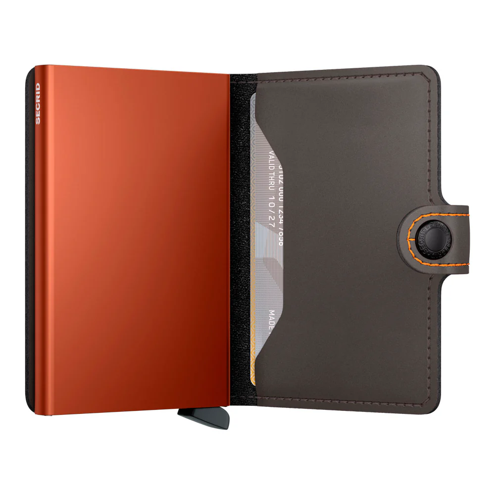 ארנק SECRID כרטיסים נשלפים Mini wallet Matte Truffle - Image 4