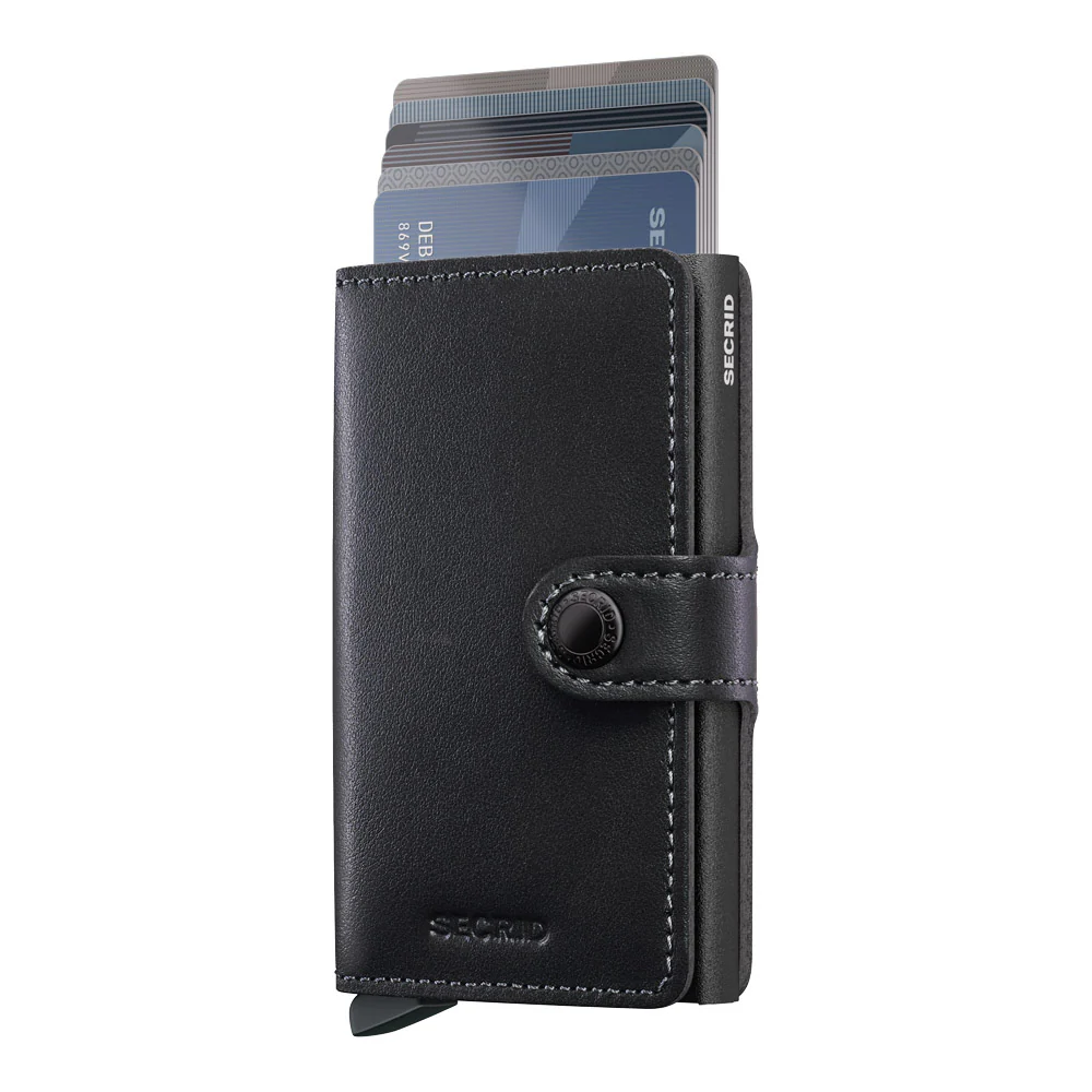 ארנק SECRID כרטיסים נשלפים Mini wallet Original Black - Image 2