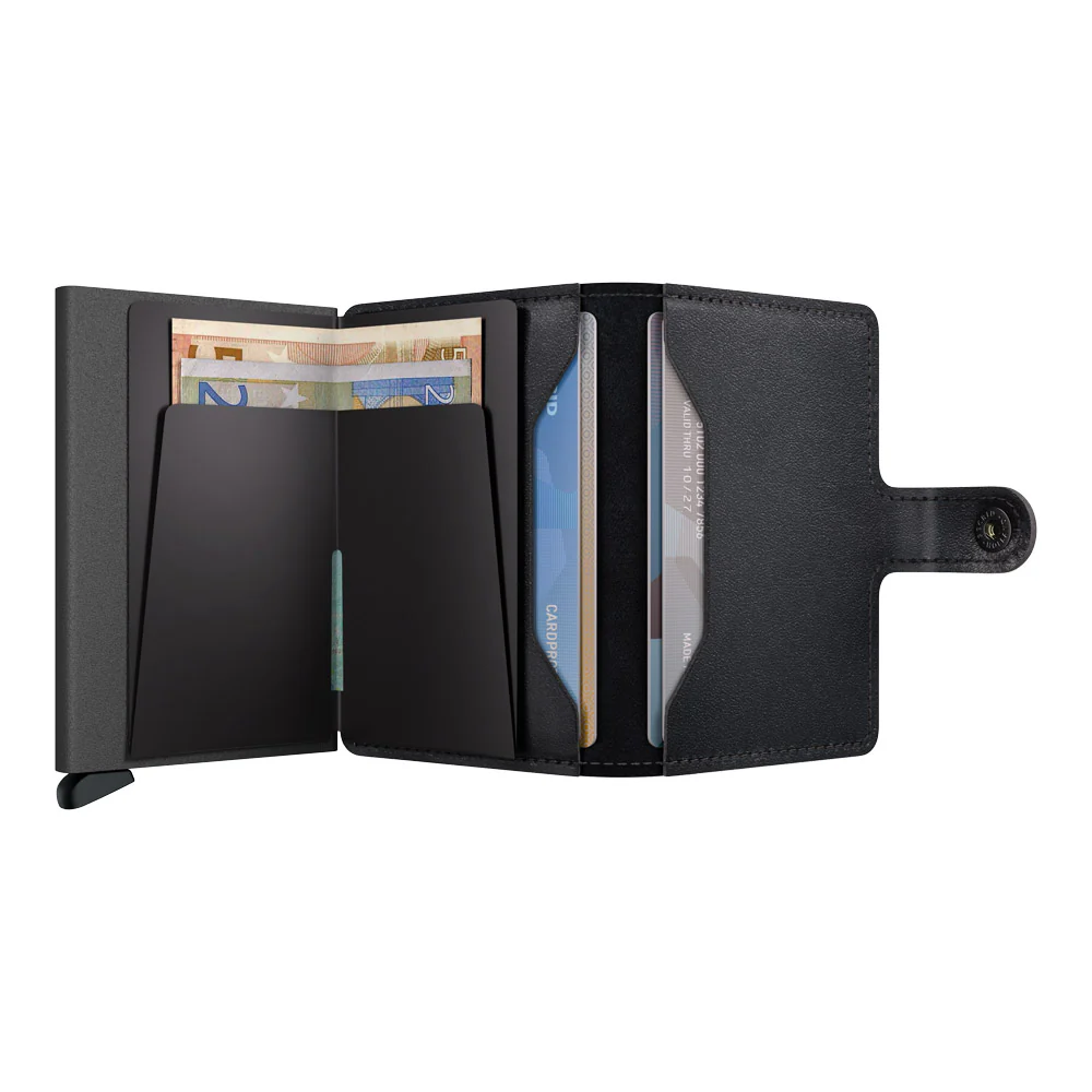 ארנק SECRID כרטיסים נשלפים Mini wallet Original Black - Image 4