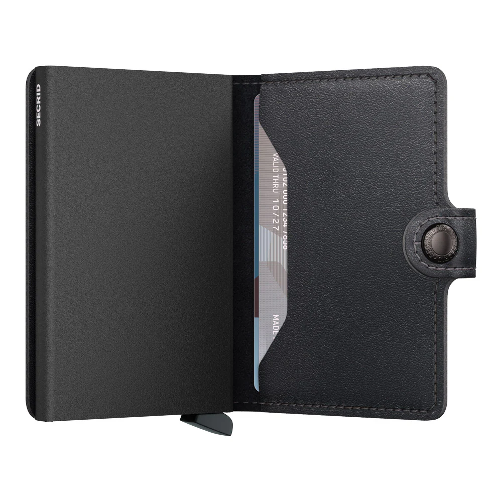 ארנק SECRID כרטיסים נשלפים Mini wallet Original Black - Image 5