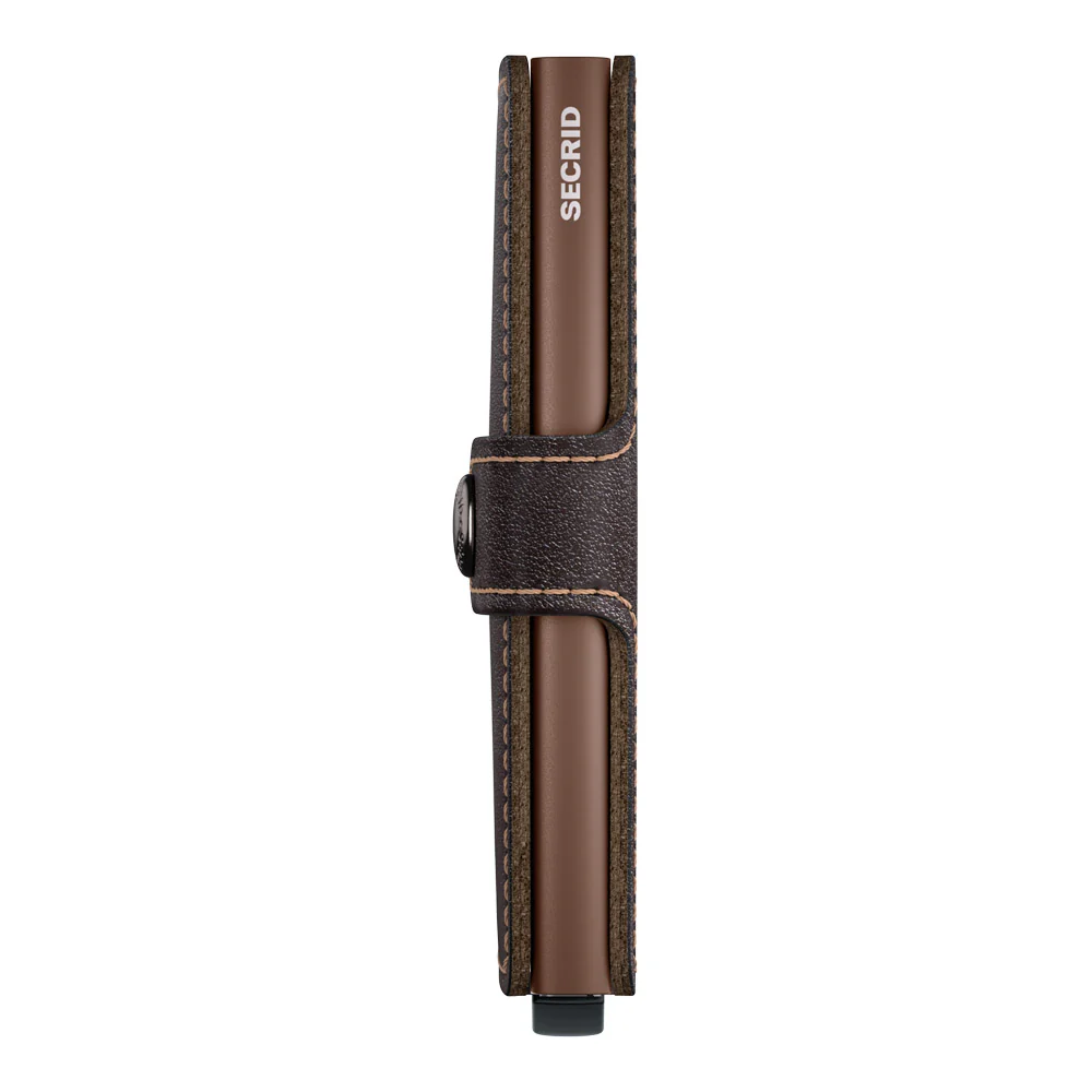 ארנק SECRID כרטיסים נשלפים Mini wallet Original Chocolate - Image 3