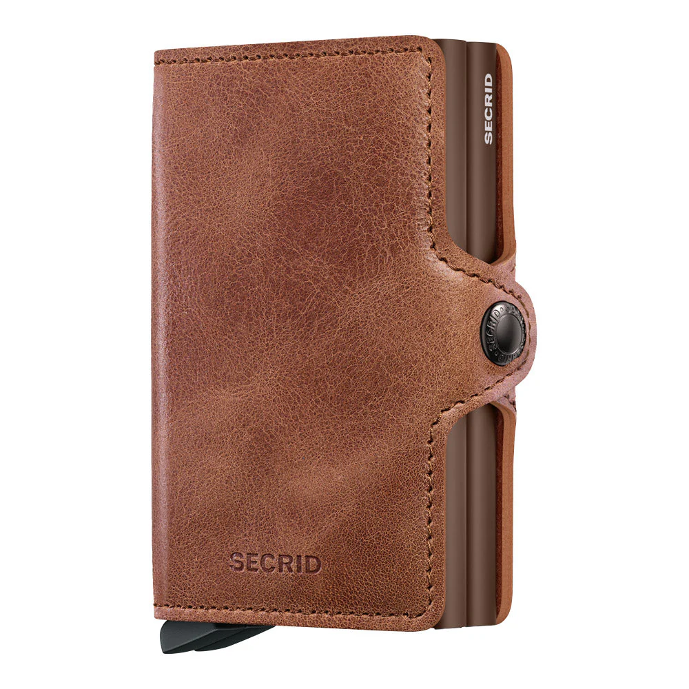 ארנק SECRID כרטיסים נשלפים Twinwallet Vintage Cognac-Brown