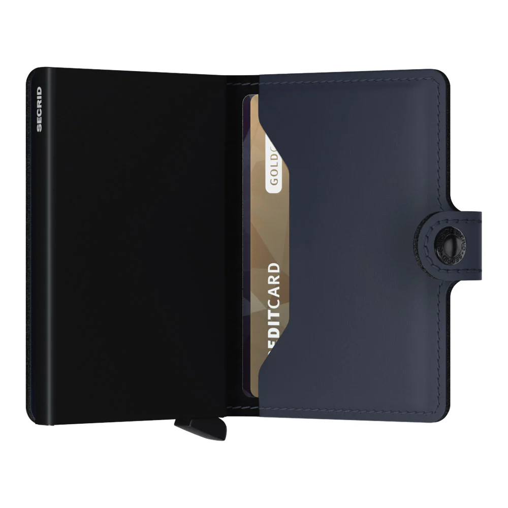 ארנק SECRID כרטיסים נשלפים Mini wallet Matte Nightblue - Image 3