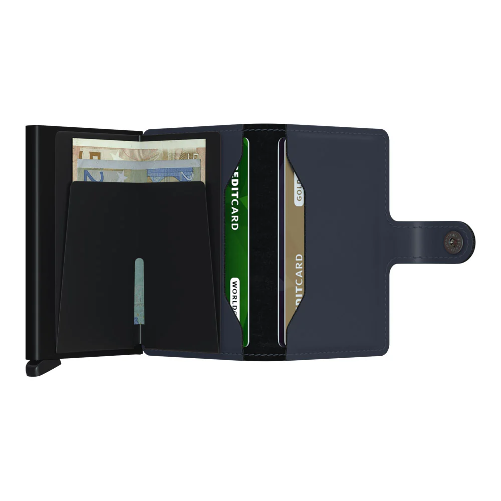 ארנק SECRID כרטיסים נשלפים Mini wallet Matte Nightblue - Image 4