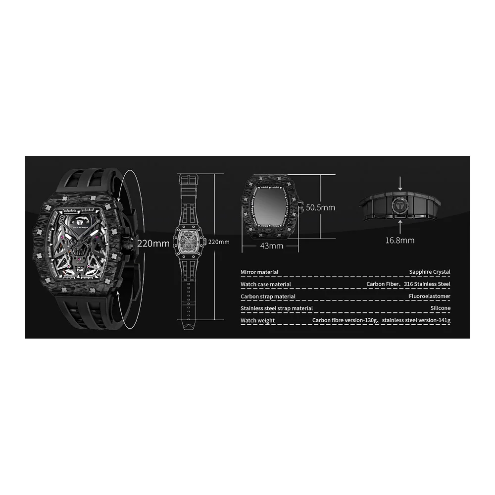 שעון יד לגבר TB8207CF-01 - Image 23