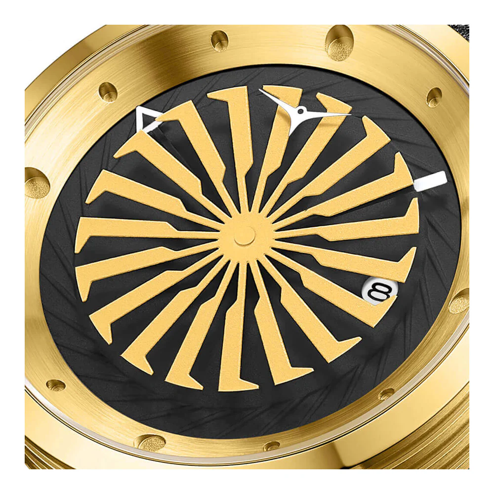 שעון יד לגבר ZINVO מסדרת BLADE דגם 12K - Image 3