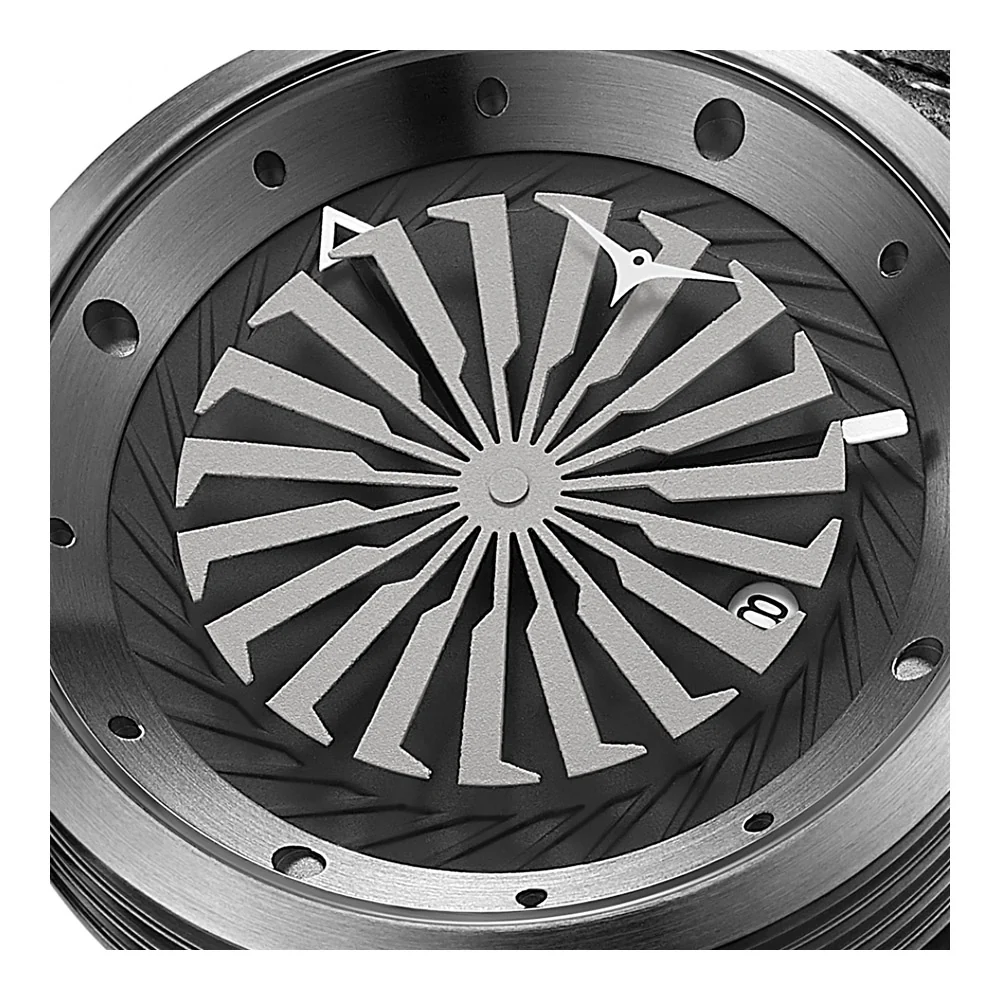שעון יד לגבר ZINVO מסדרת BLADE דגם GUNMETAL - Image 3