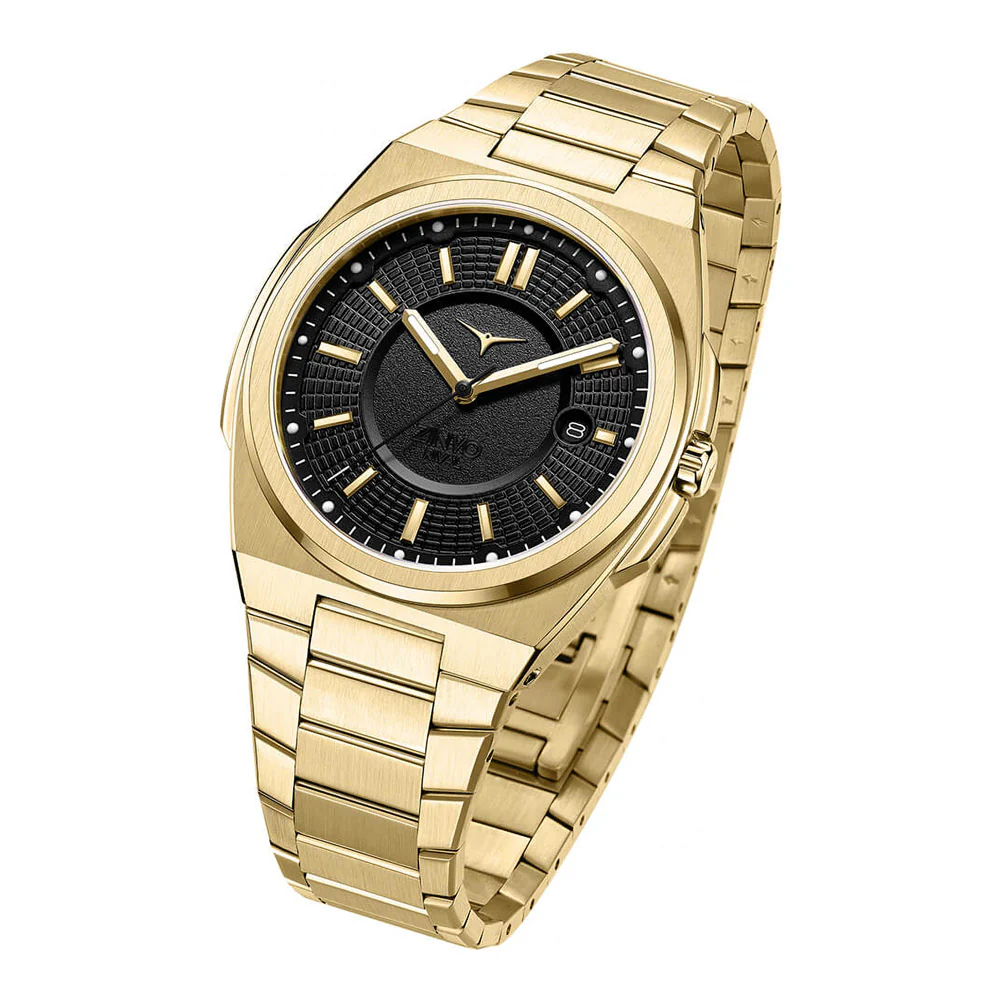 שעון יד לגבר ZINVO מסדרת RIVAL דגם GOLD - Image 2