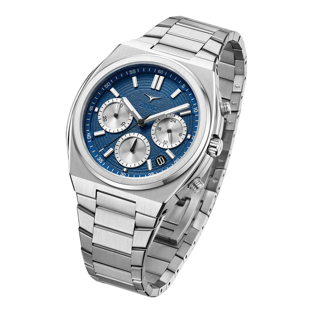 שעון יד לגבר ZINVO מסדרת CHRONO דגם MARINE - Image 2