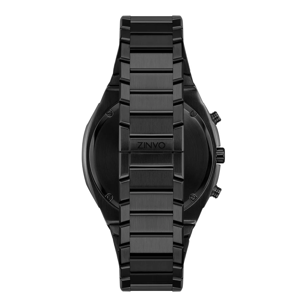 שעון יד לגבר ZINVO מסדרת CHRONO דגם BLACK - Image 5