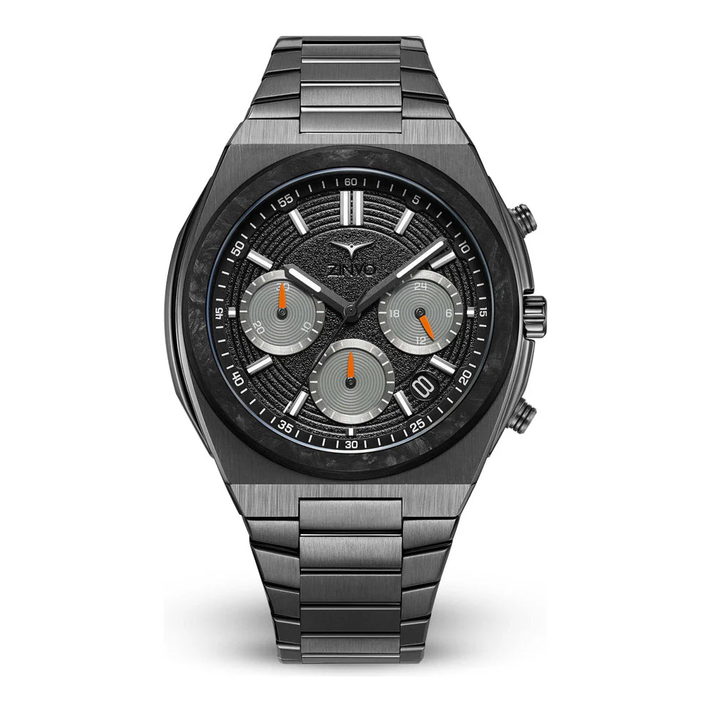 שעון יד לגבר ZINVO מסדרת CHRONO דגם VENOM