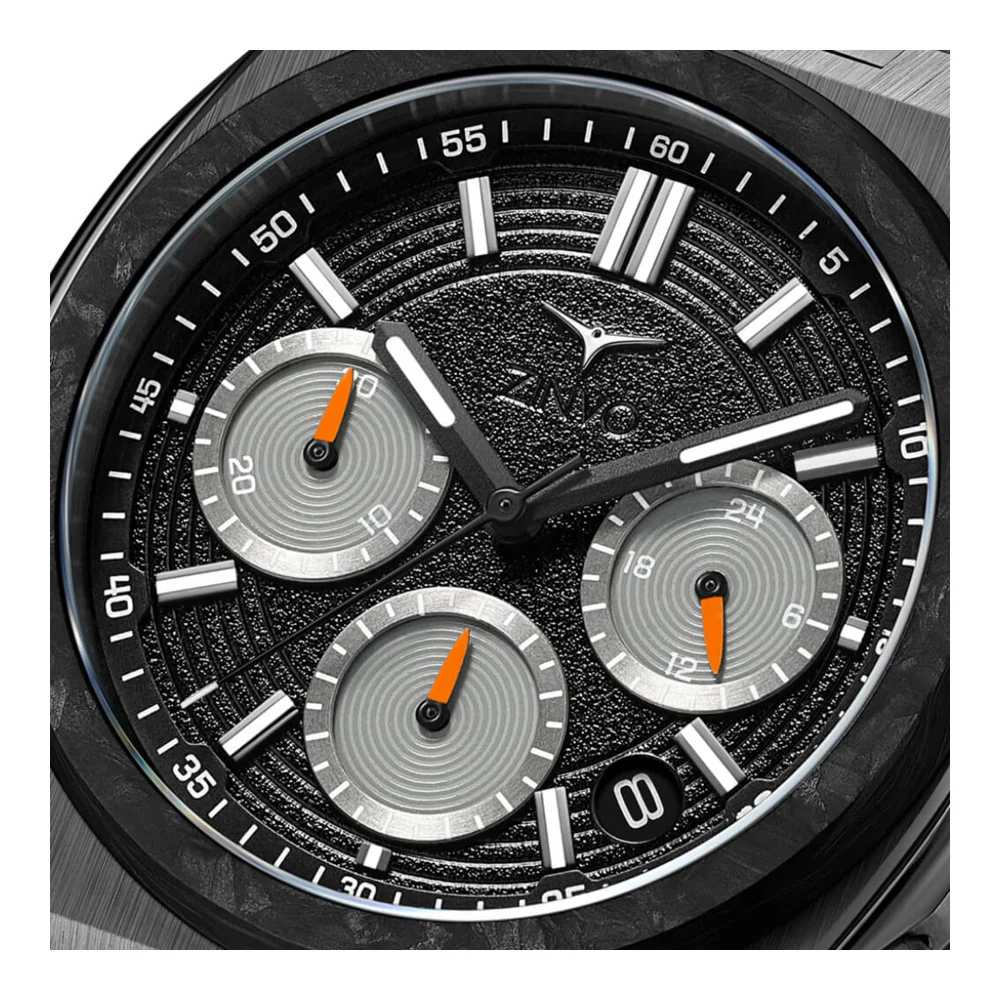 שעון יד לגבר ZINVO מסדרת CHRONO דגם VENOM - Image 3