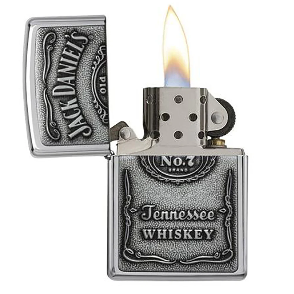 מצית זיפו כסופה - JACK DANIELS - Image 3