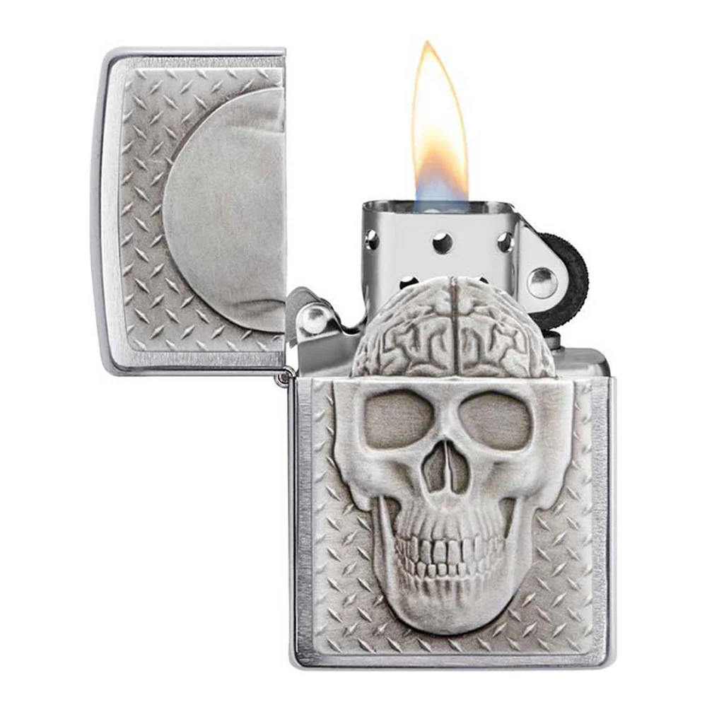 מצית זיפו מוח של גולגולת - Image 2