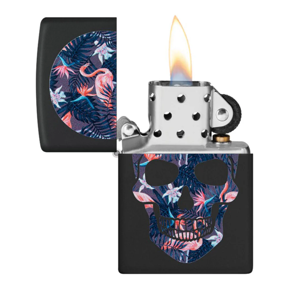 מצית זיפו גולגולת פלמינגו - Image 2