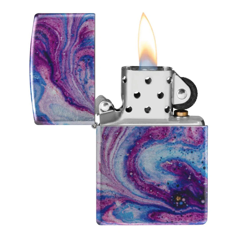 מצית זיפו ערפילית חלל סגולה - Image 8