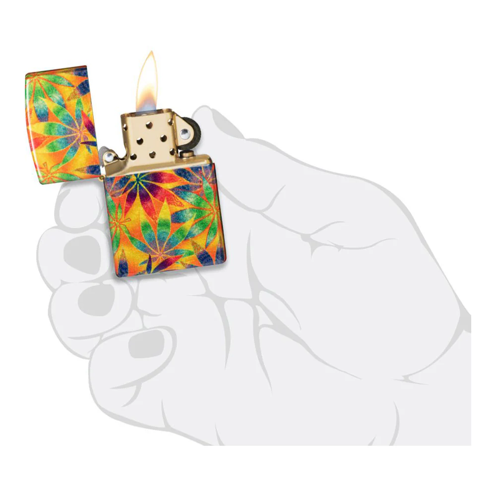 מצית זיפו קנאביס צבעי סתיו - Image 7