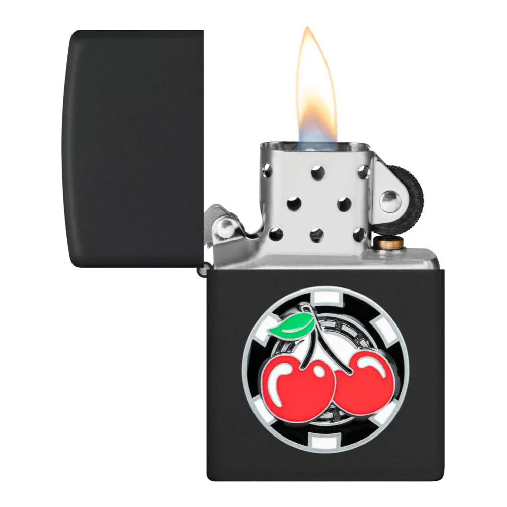 מצית זיפו צ'יפ פוקר דובדבן - Image 3