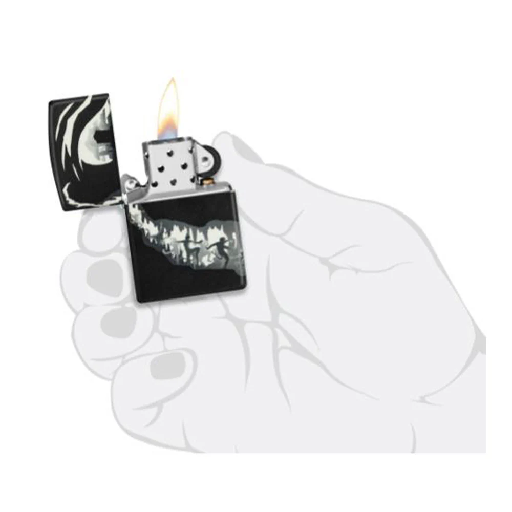 מצית זיפו גיחוך מרושע זוהר בחושך - Image 8