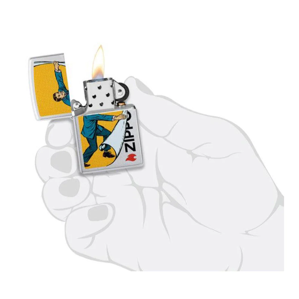 מצית זיפו חשיפת לוגו - Image 6