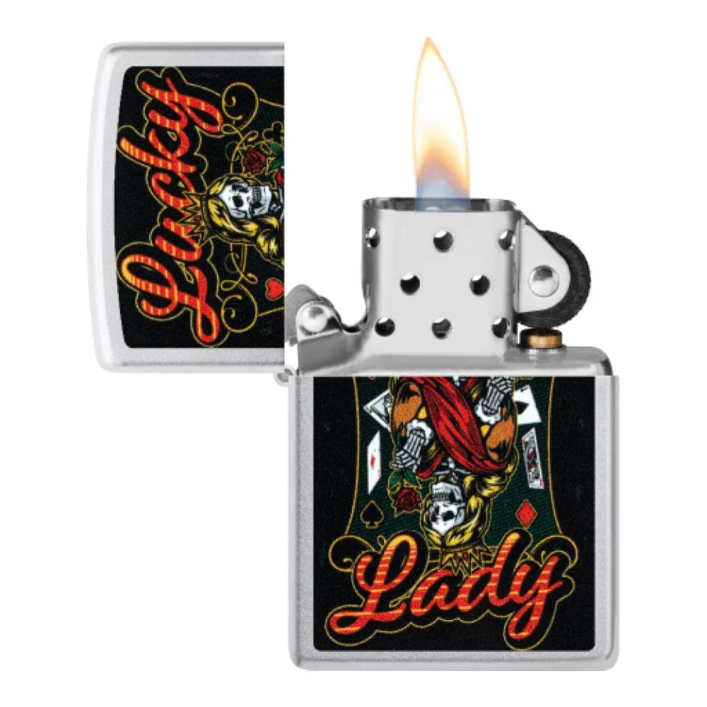 מצית זיפו LUCKY LADY - Image 4